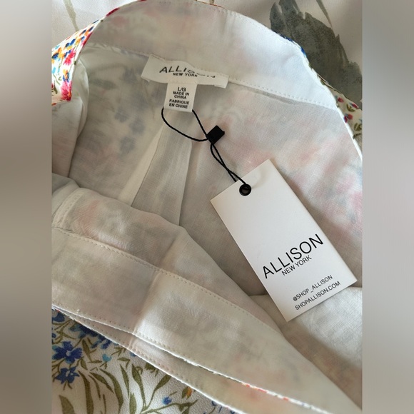 ALLISON NY SIZE LARGE NWT FLOWER WRAP SKIRT - Picture 2 of 4